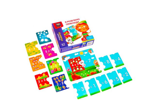 «Математика» (дидактический материал), укр.