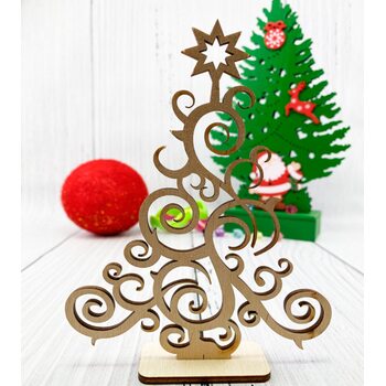 Новогодняя заготовка для декупажа «Елка - 4»