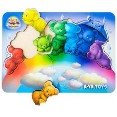 Пазл-мозаика «Радужные мышата»