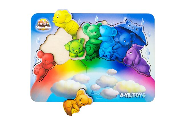 Пазл-мозаїка «Веселкові мишенята»