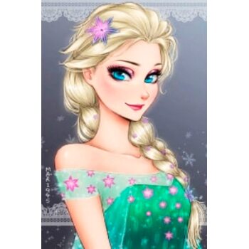 Алмазна мозаїка «Ельза», на підрамнику, 30х40 см.