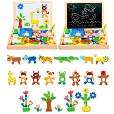 Чемоданчик с фигурками «Магнитные зверята».