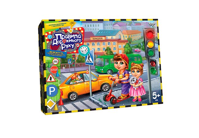 Настольная игра «Правила дорожного движения (ПДД)», укр.