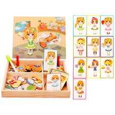 Магнитная игра «Гардероб» (для девочки)