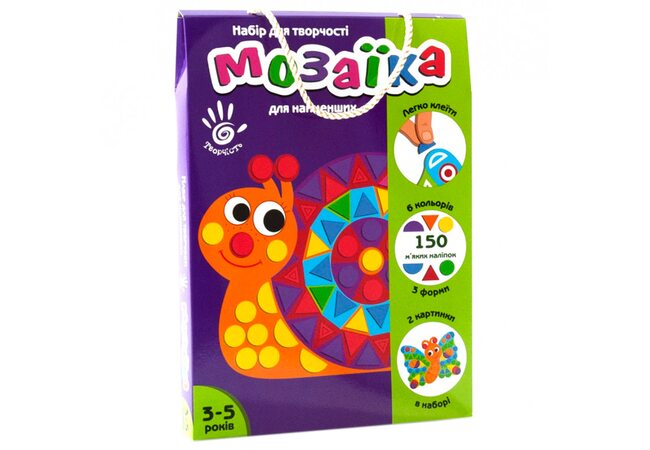 Набір для творчості М'яка мозаїка. Равлик-метелик.»