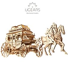 Механическая 3D-модель «Почтовый дилижанс», 248 дет.