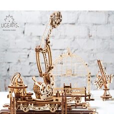 Механическая 3D-модель «Манипулятор на рельсах», 354 дет.