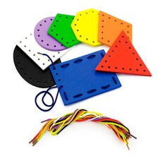 Дерев'яна шнурівка «Фігури»