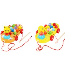 Каталка-рыбалка «Кот и уточка»