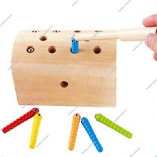 Магнитная рыбалка «Гусенички» (неокрашенная)