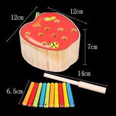 Магнитные гусенички «Яблоко»