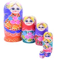 Матрешка 7 в 1 расписная