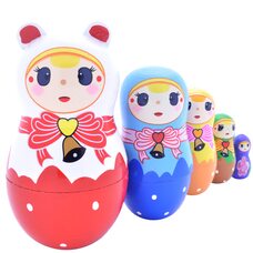 Деревянная матрешка «Малышки» 5 в 1