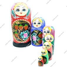 Матрешка «Ягодка-клубничка» 7 в 1 (малая)