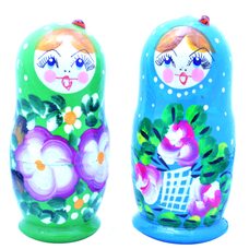 Матрешка 3 в 1 (цветная)