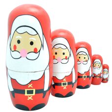 Мини-матрешка 5 в 1 «Дед Мороз»