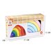 Пирамидка «Rainbow», 6 дет. (пастельная), Фото 8
