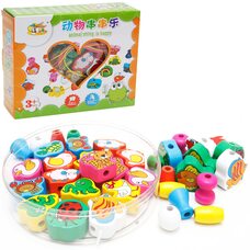 Шнурівка-намисто «Тварини», 36 дет.