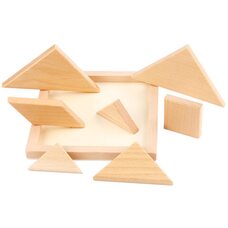 Развивающая головоломка «Танграм» (неокрашенный)