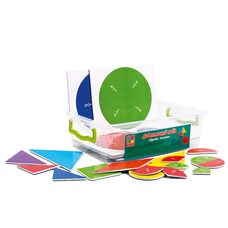 Дидактический материал «Дроби-танграм» (магнитный)