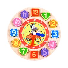 Вкладыши-часы-шнуровка «Зебра»