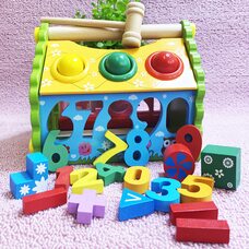 Домик-конструктор-сортёр-стучалка «Цифры»