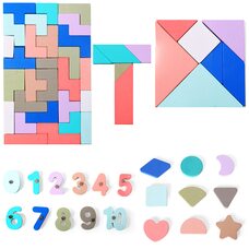 Мега головоломка с магнитными цифрами, фигурами