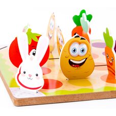 Настольная игра «Собери овощи» (Лудо)