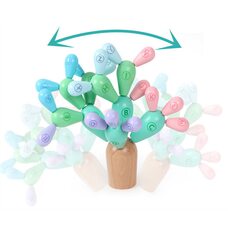  Деревянный кактус с буквами