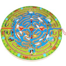 Магнитный лабиринт «Домашние животные» (мега)