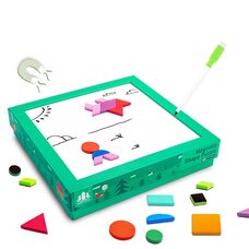 Магнитная Геометрическая мозаика со встроенной доской