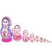 Деревянная матрешка «Красавицы» 10 в 1 (розовая), Фото 5