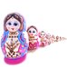 Деревянная матрешка «Красавицы» 10 в 1 (розовая), Фото 6