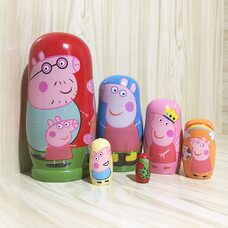 Матрешка «Пеппа», 6 в 1