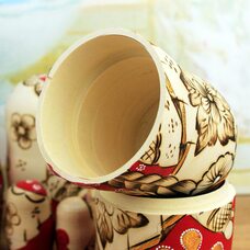 Сувенирная матрешка «Красная» 7 в 1