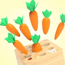 Развивающая игра «Морковки на грядке»
