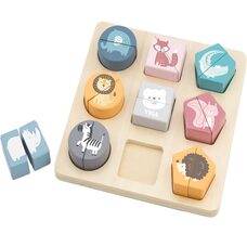 Игра «Формы. Дикие животные»