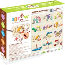 Объемный пазл в рамке «Бабочка», 9 дет.