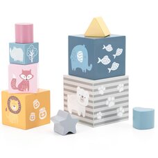 Пірамідка-сортер з фігурами