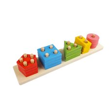 Пирамидка-сортер «Геофигуры»