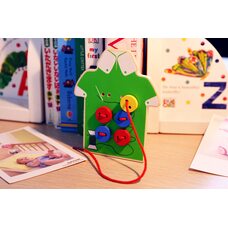 Шнурівка «Пуговки» (зелена)