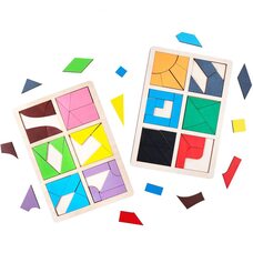   Игра «Сложи квадрат» Никитина - 3 уровень от ТМ «Komarovtoys»