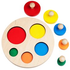 Рамка-вкладыш «Круги», ТМ «Komarovtoys»