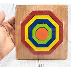 Объемный пазл-вкладыш «Восьмиугольник» -1 