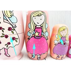 Матрешка «Феи», 5 в 1