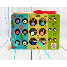 Рыбалка «Гусенички-рыбки-пчелки» №1