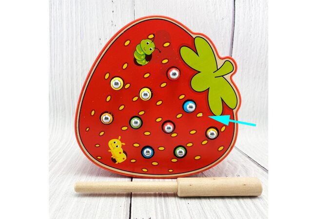   Магнитная рыбалка «Червячки» (клубника) №1