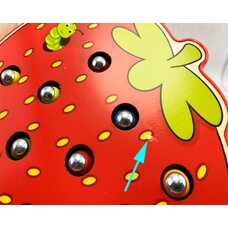   Магнитная рыбалка «Червячки» (клубника) №1