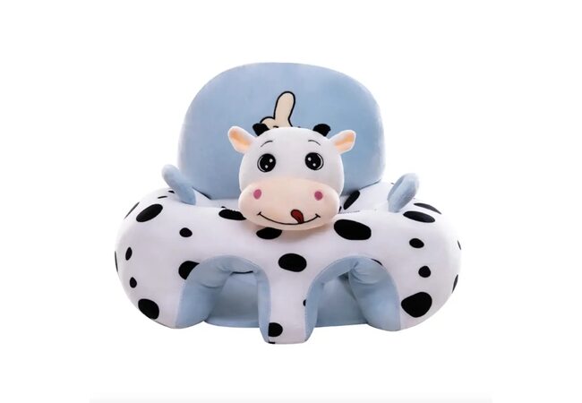 М'яке дитяче крісло у вигляді корівки