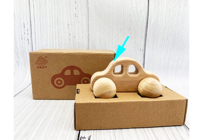 Деревянная каталка «Полицеский автомобиль»